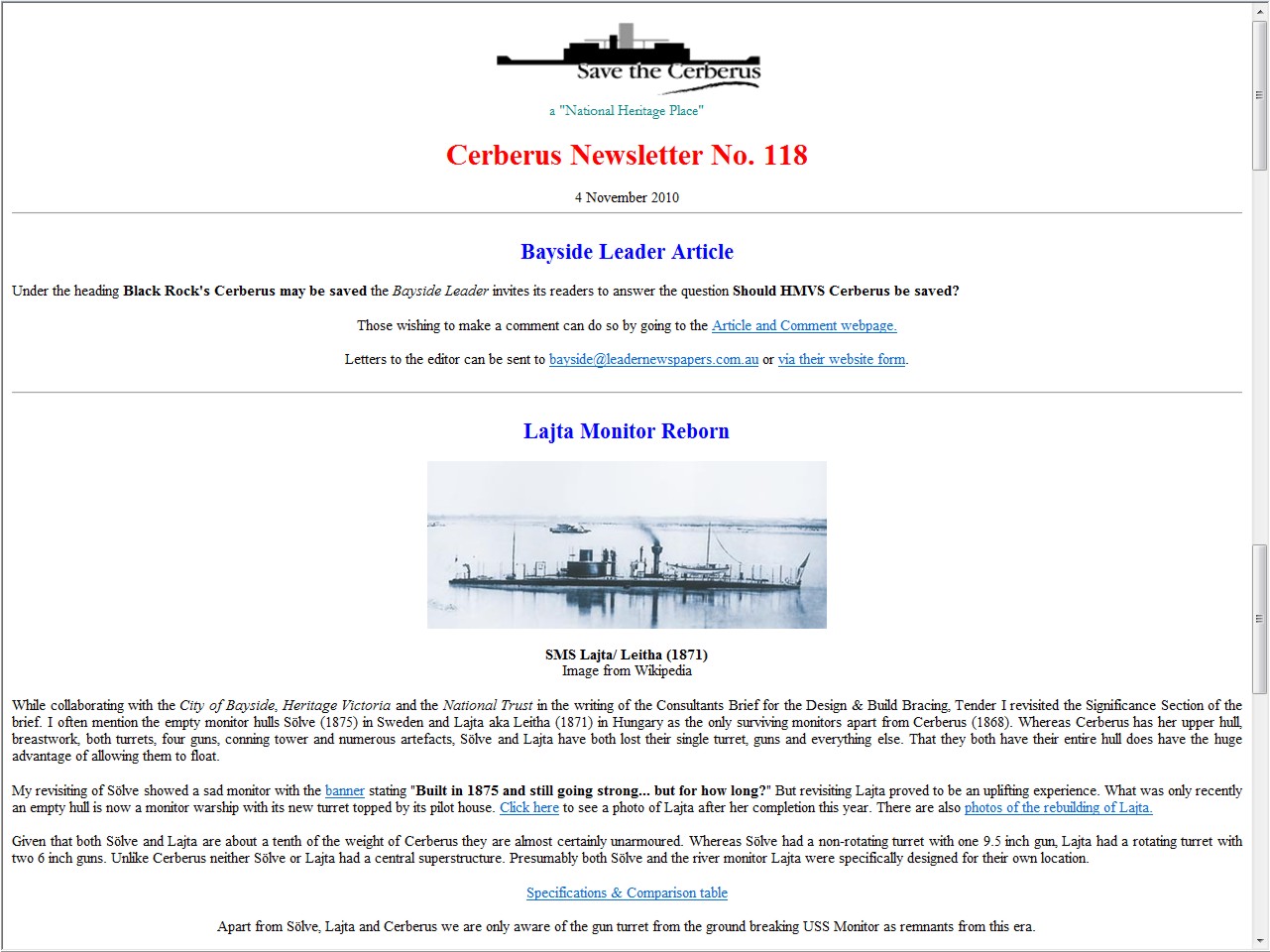 Cerberus Newsletter